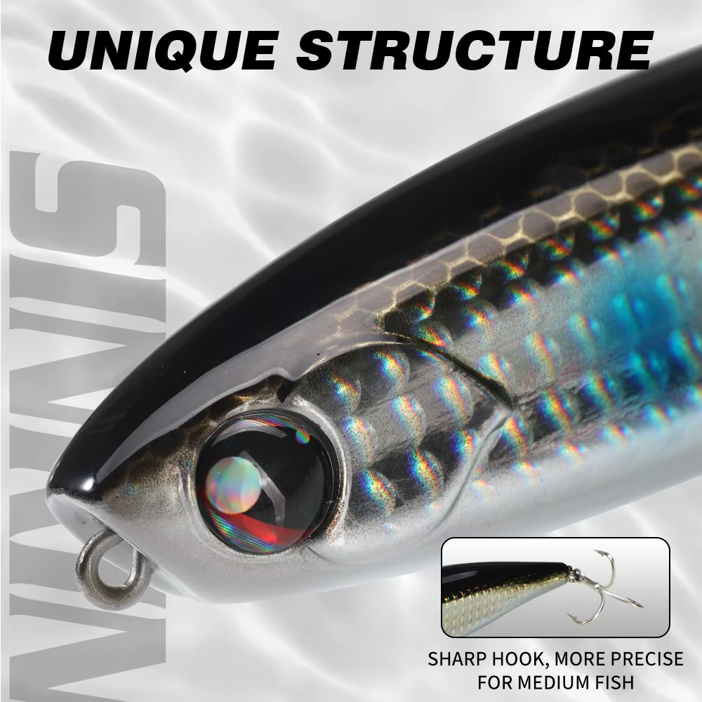 Señuelo lápiz flotante Hunthouse – Topwater para lubina - imagen 5