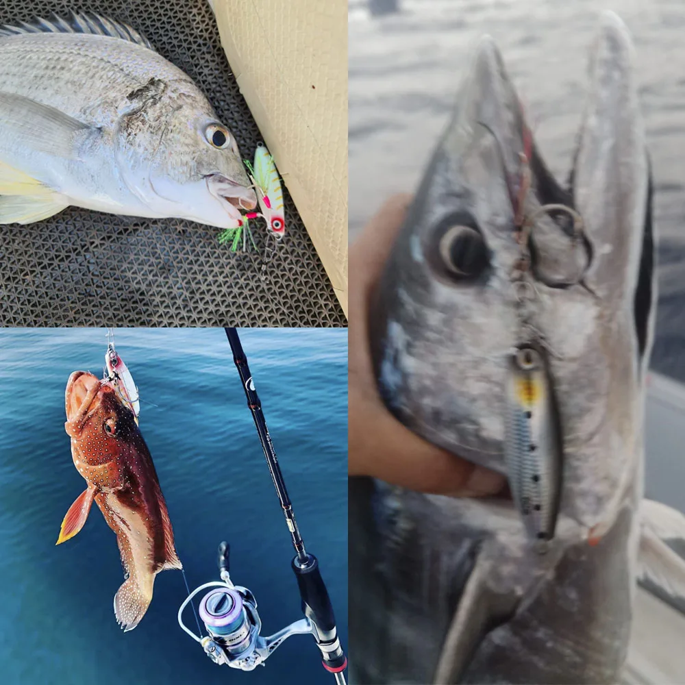 WeiHai FSTK Jig Metal Slow Fall – Cuchara para casting - imagen 3