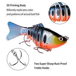 Swim Minnow Wobbler – Crankbait multisección para pesca de arrastre