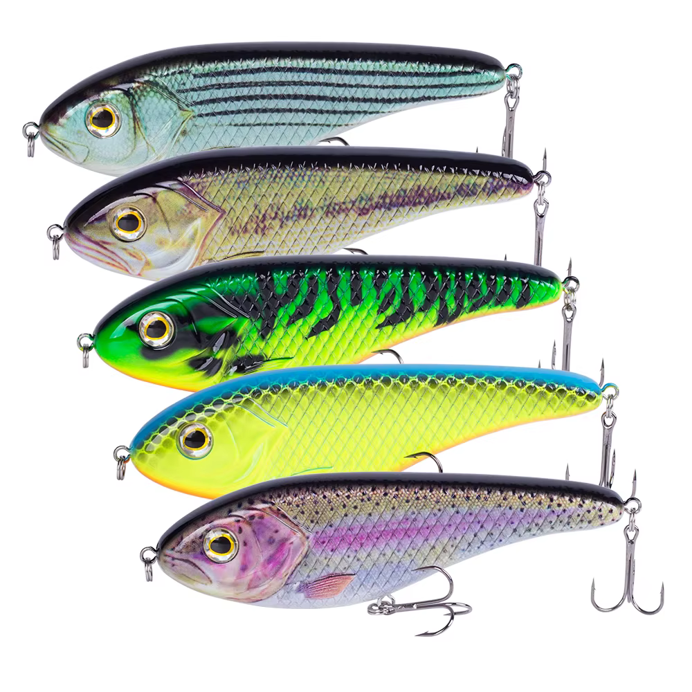 Señuelo Jerkbait Glider Hanlin Sumergible 6.1in – Ruidoso para Lúcio y Mask - imagen 5
