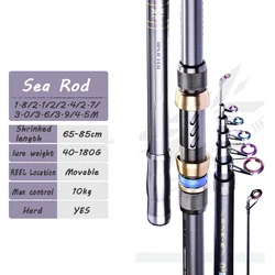 Caña Telescópica Extensible 4,5m – Heavy para Peces Grand