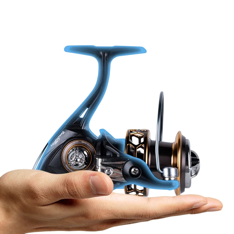 Carrete spinning lanzado largo carbono bobina metálica poco profunda - imagen 4