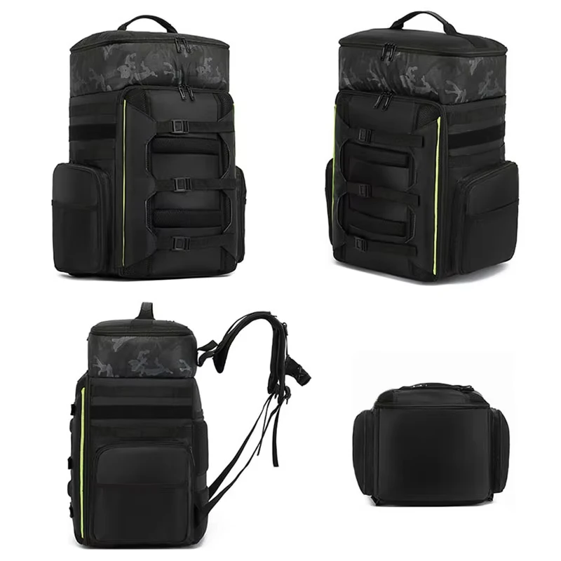 Mochila impermeable para pesca: transporte de dron y cámara multifunción - imagen 2