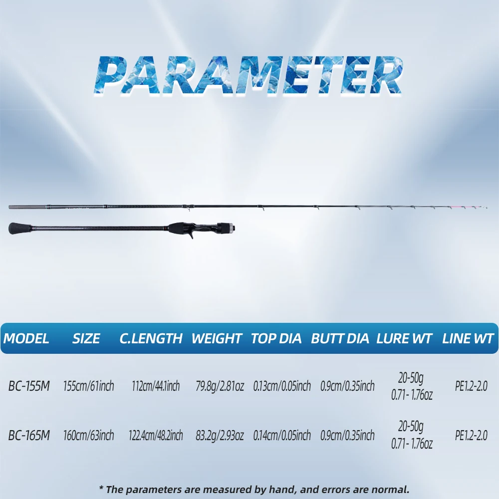 Varilla para jigging en barco, alto carbono super light