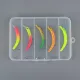 Señuelo minnow hundimiento lento para lubina crankbait con anzuelos - imagen 4