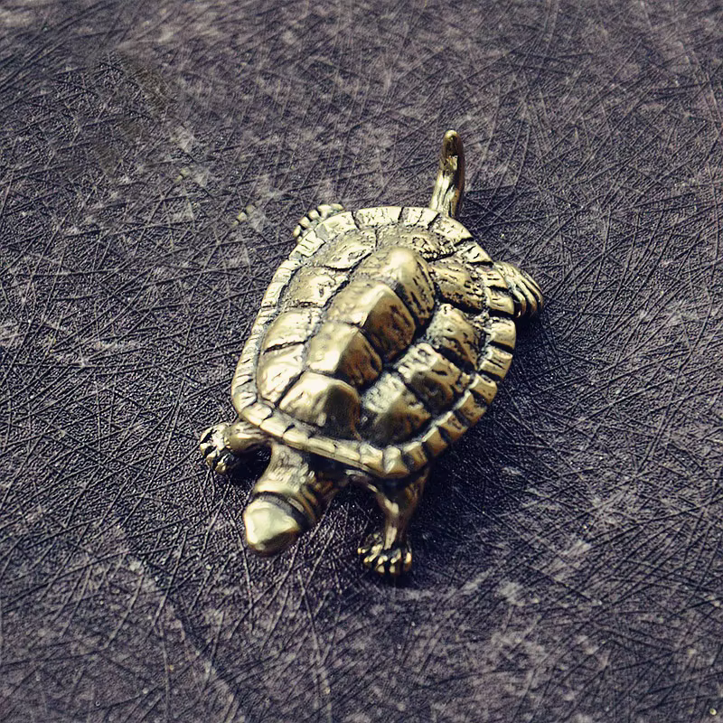 Señuelo Tortuga Artesanal Latón – Pieza Retro para Pesca y Colección - imagen 2