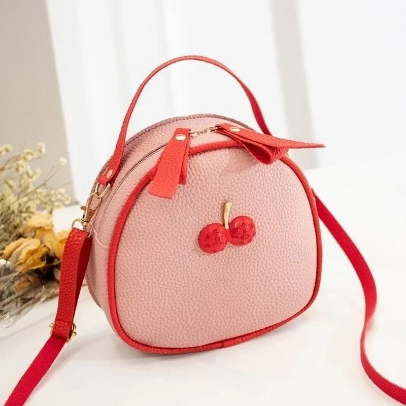 Mochila de pesca para mujer con bandolera y diseño litchi cereza - imagen 5