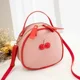Mochila de pesca para mujer con bandolera y diseño litchi cereza - imagen 5