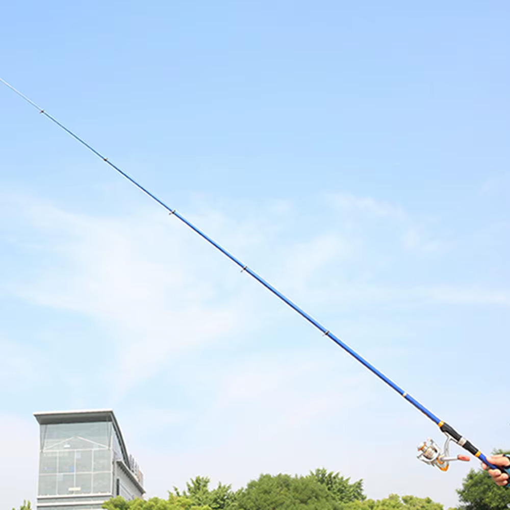 Caña telescópica carbono ligera para pesca nocturna y al aire libre - imagen 5