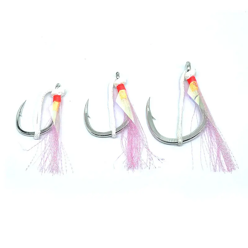 Anzuelos de asistencia Jigging pesados alta mar – vástago largo