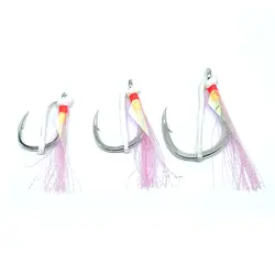 Anzuelos de asistencia Jigging pesados alta mar – vástago largo