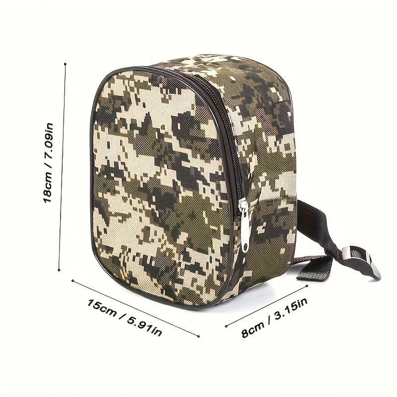 Riñonera estuche camuflado para carrete con correa y clip - imagen 5