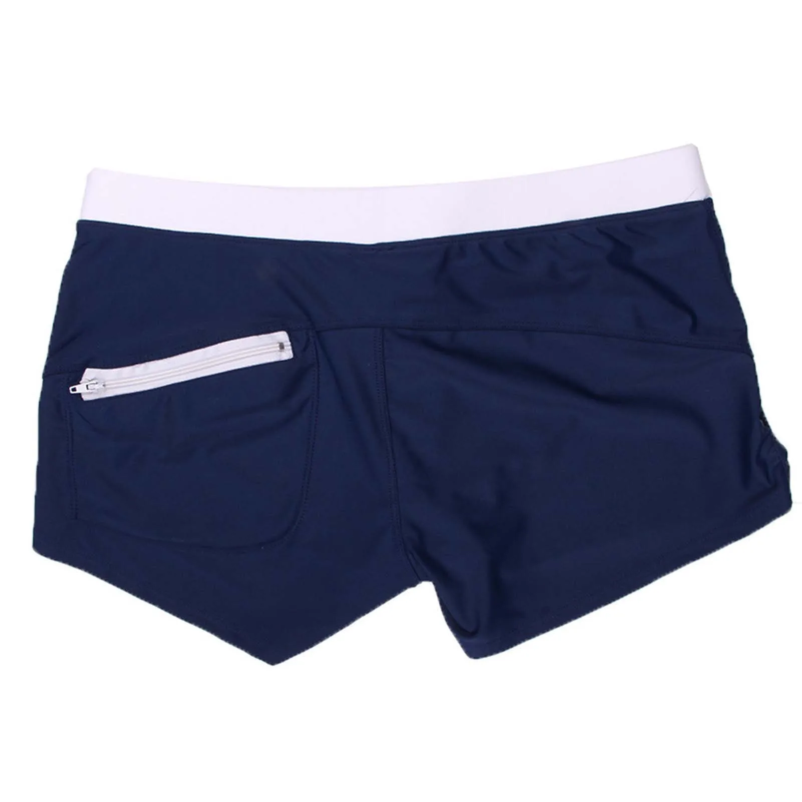 Bañador de secado rápido con bolsillo y cremallera para hombre en verano - imagen 4