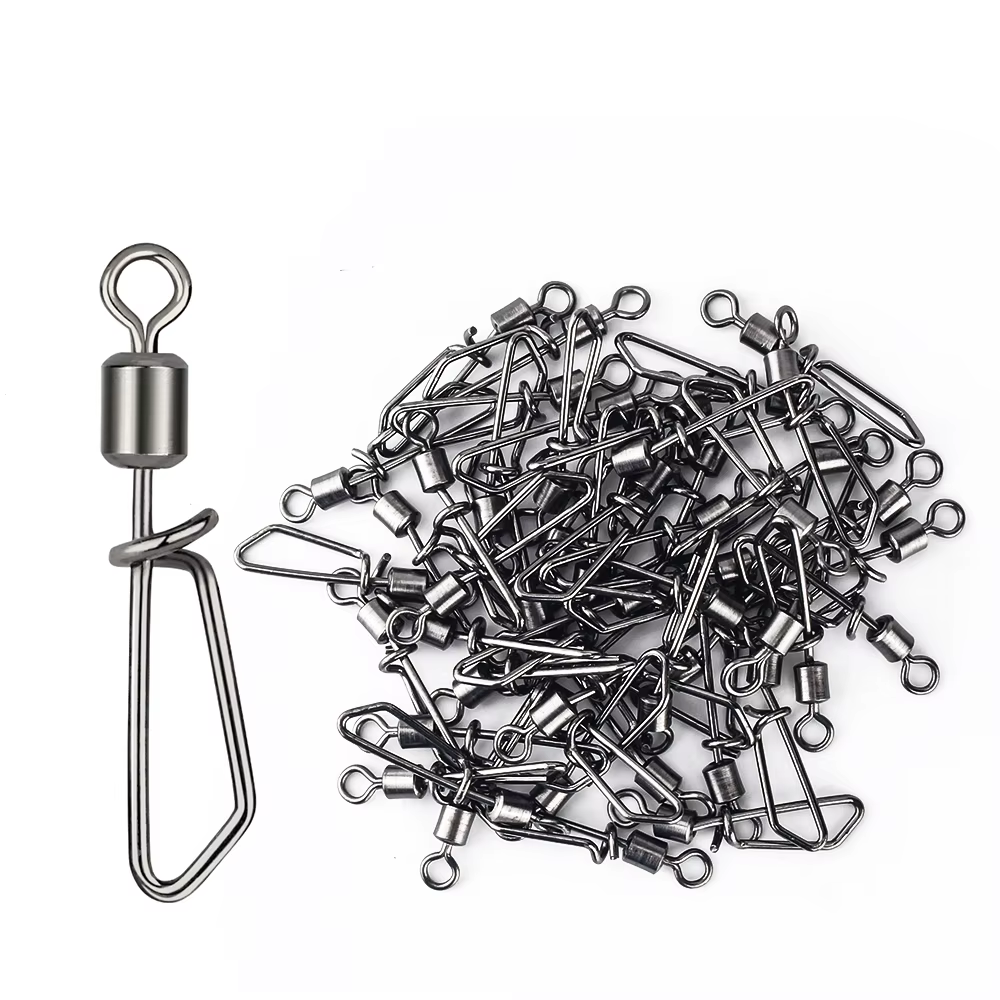 DNDYUJU Giratorios Snap Acero Inox con Rodamiento – Señuelos - imagen 4