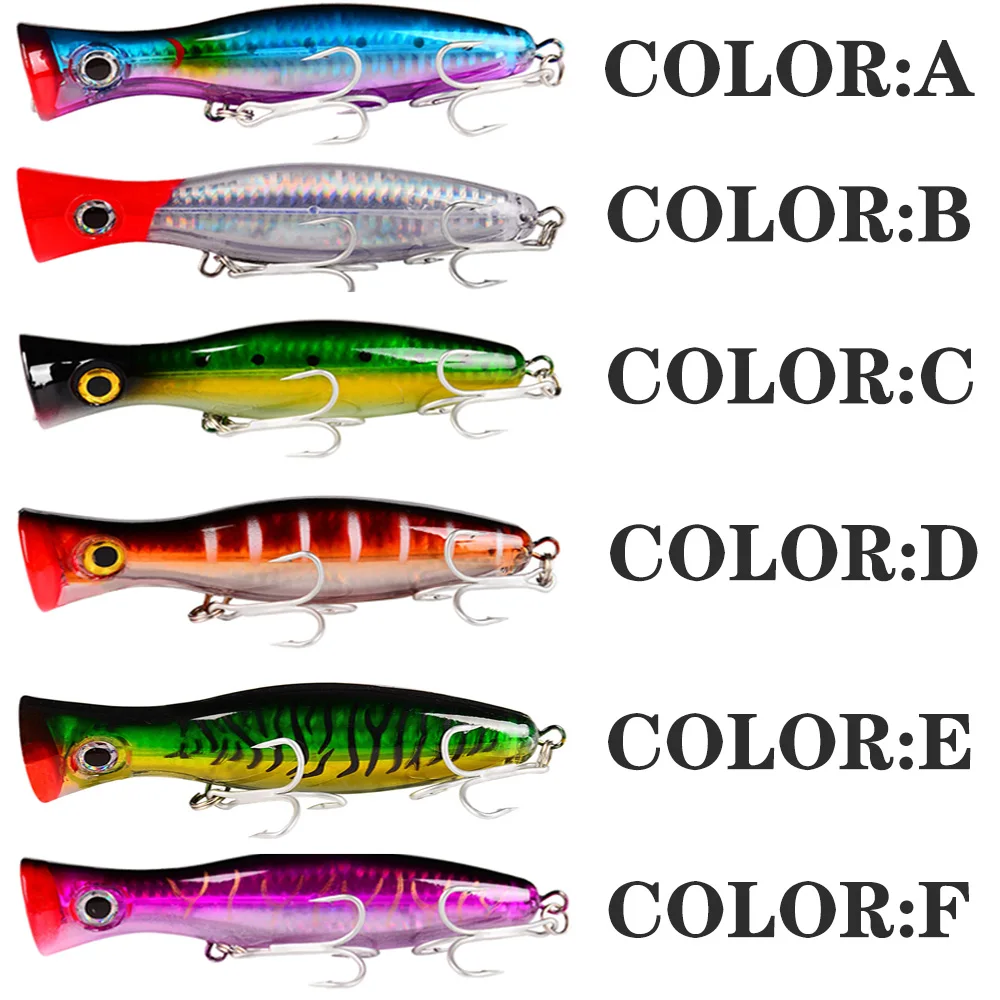 Proberos Popper 13cm – Popper de superficie agua salada - imagen 4