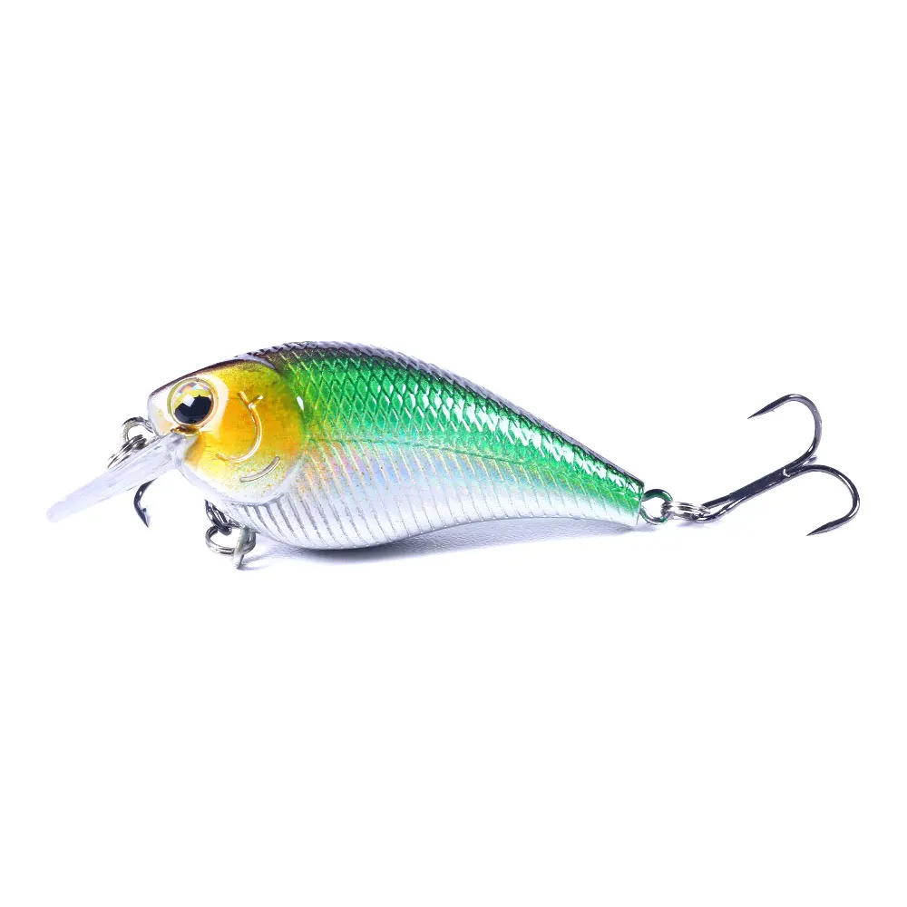 Señuelo Crankbait cuadrado 7cm – Escamas láser para lubina y lucio - imagen 5