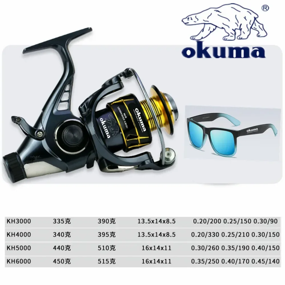 Okuma Saltiga Max Drag – Doble freno 18kg carrete spinning G3000-G6000 - imagen 2