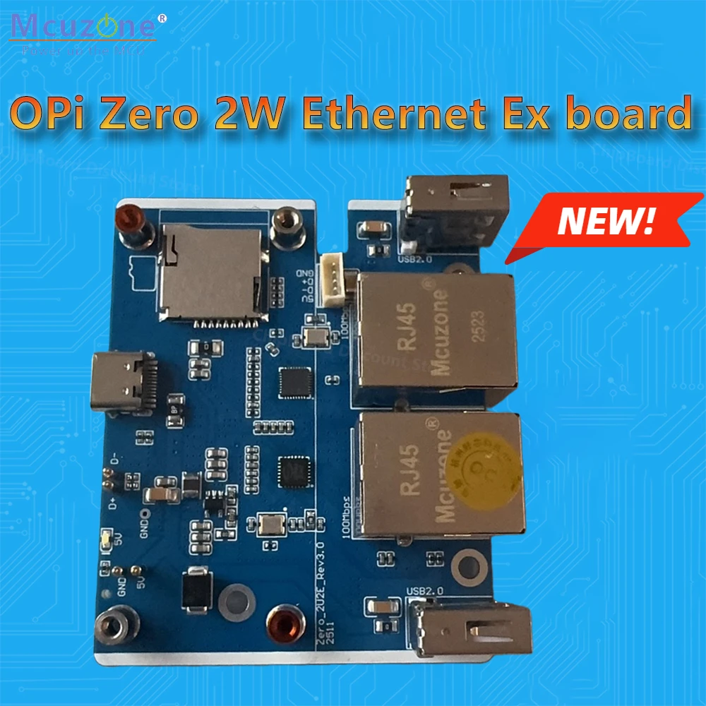Placa Ethernet dual Orange Pi Zero 2W con host USB - imagen 5
