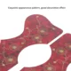 Protector antiarañazos de guitarra autoadhesivo de PVC rojo/marrón - imagen 2