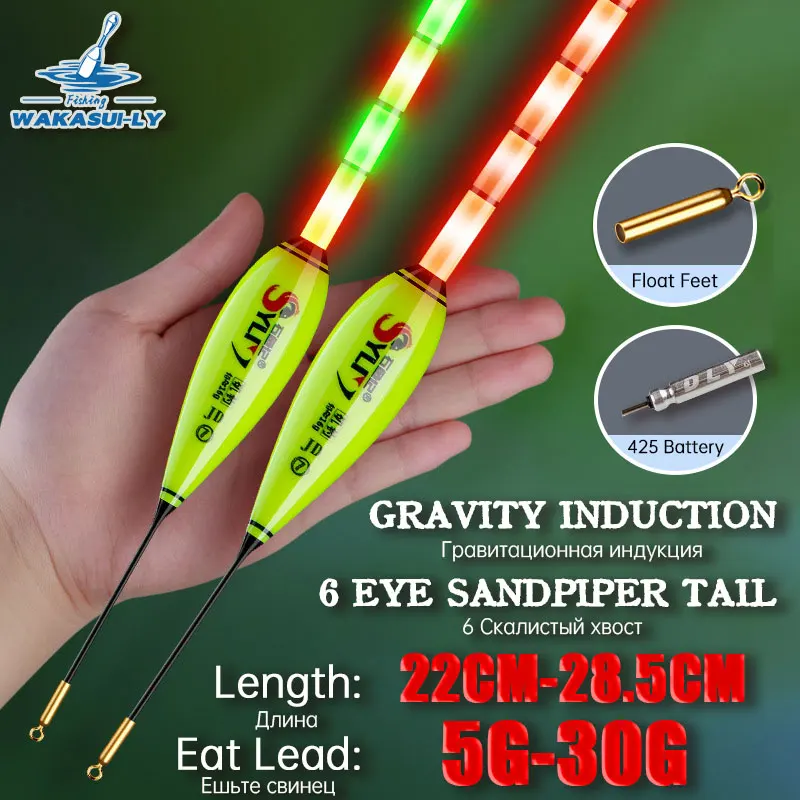 Flotador LED electrónico multicolor para pesca desde roca