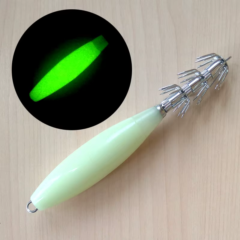 Anzuelos Jig de Calamar Luminosos 17g-72g - imagen 2