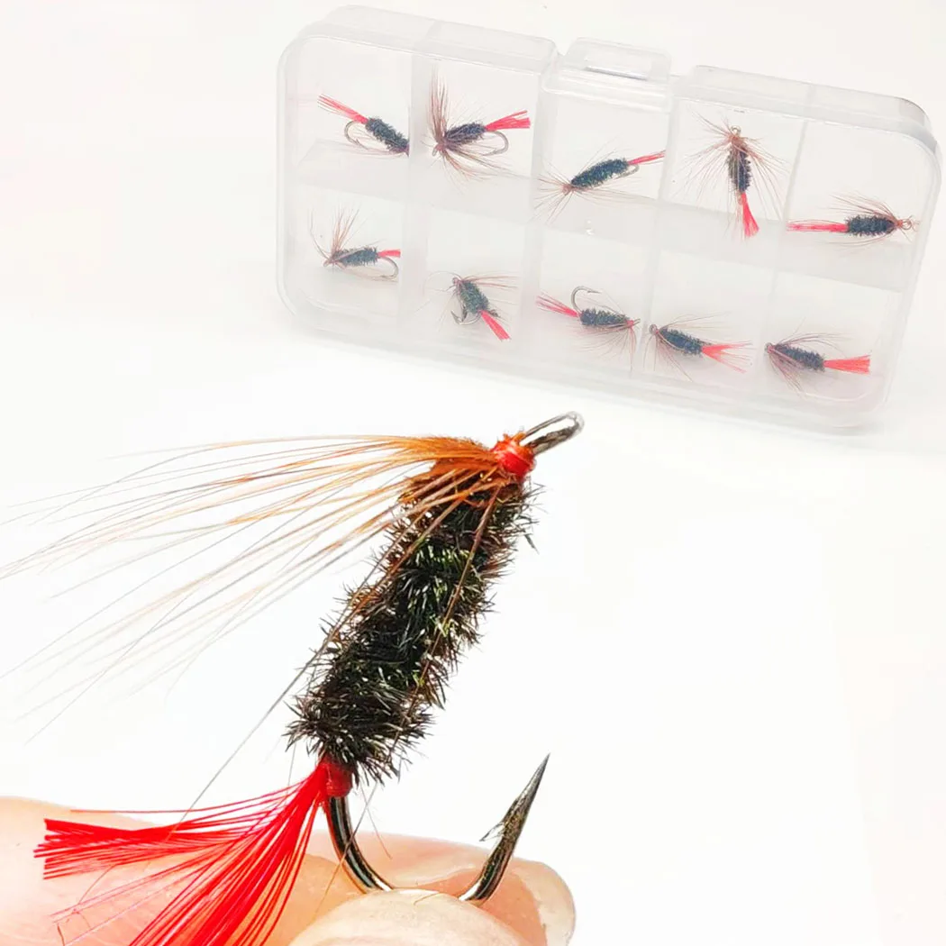 Moscas secas Redtail Dryfly para trucha y ninfas artificiales - imagen 5