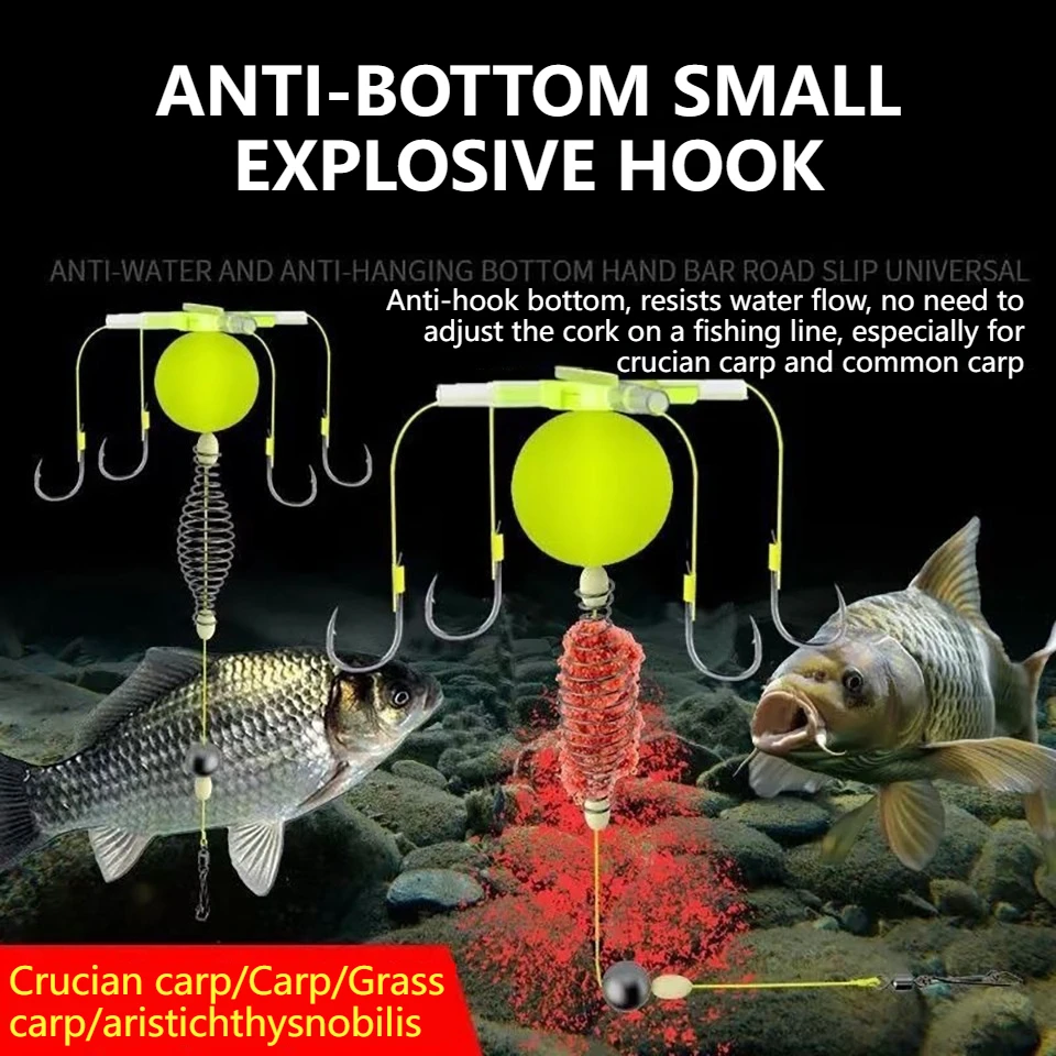Conjunto con anzuelos para tiro de pesca