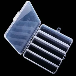 Caja de pesca plástica para anzuelos y señuelos