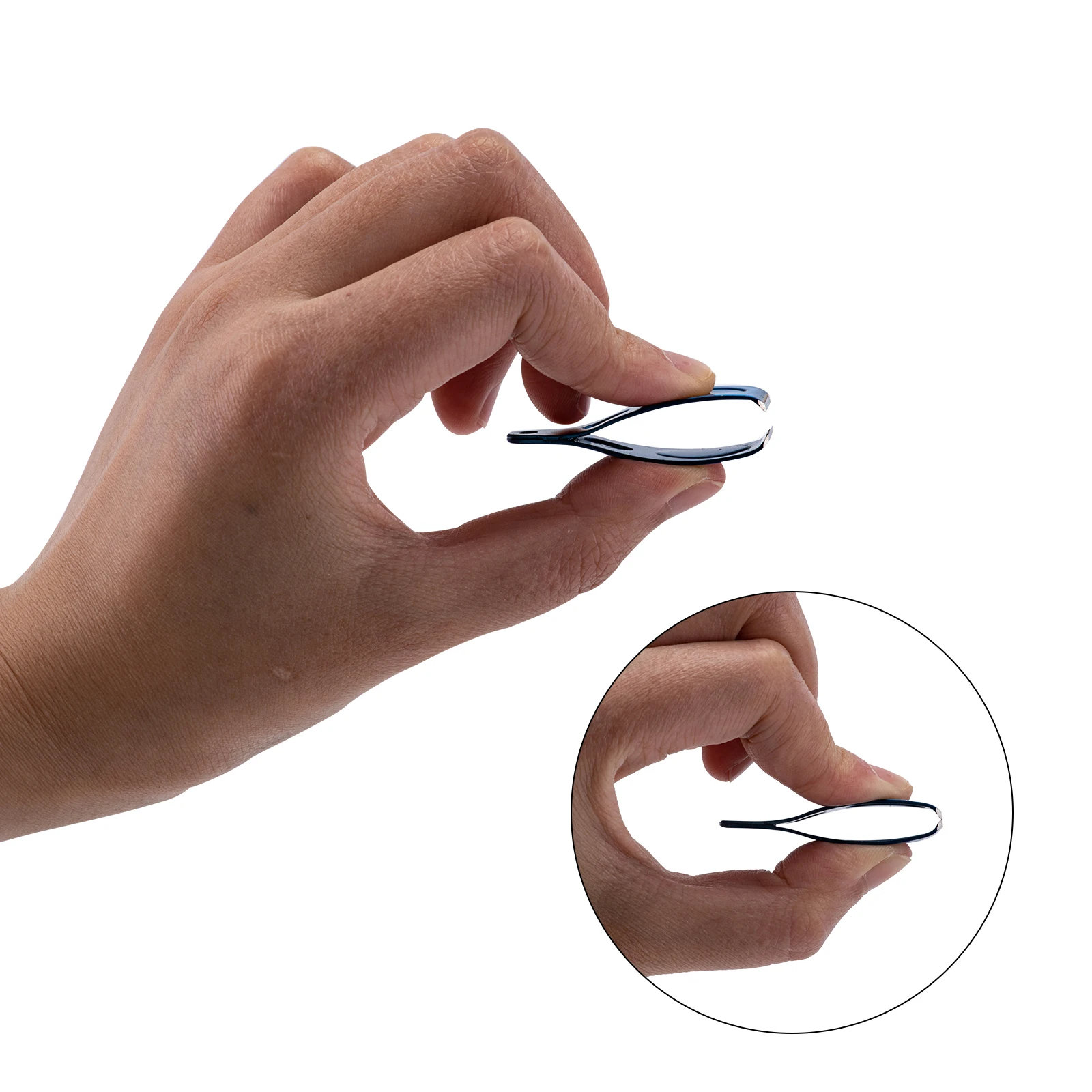 Cortador de línea de pesca portátil de aluminio con afilado y orificio - imagen 3