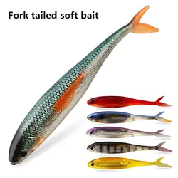 Twister blando 12cm 9g cola horquilla – 6 colores mar