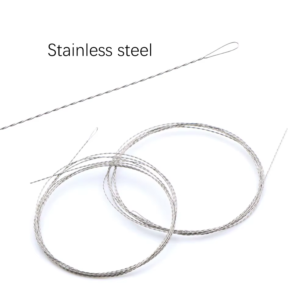 Enhebrador sedal carpa herramienta para aparejo cabello - imagen 4