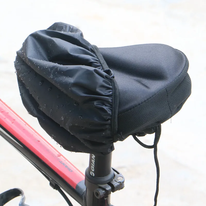 Funda impermeable para asiento de bicicleta con cojín de tela - imagen 2