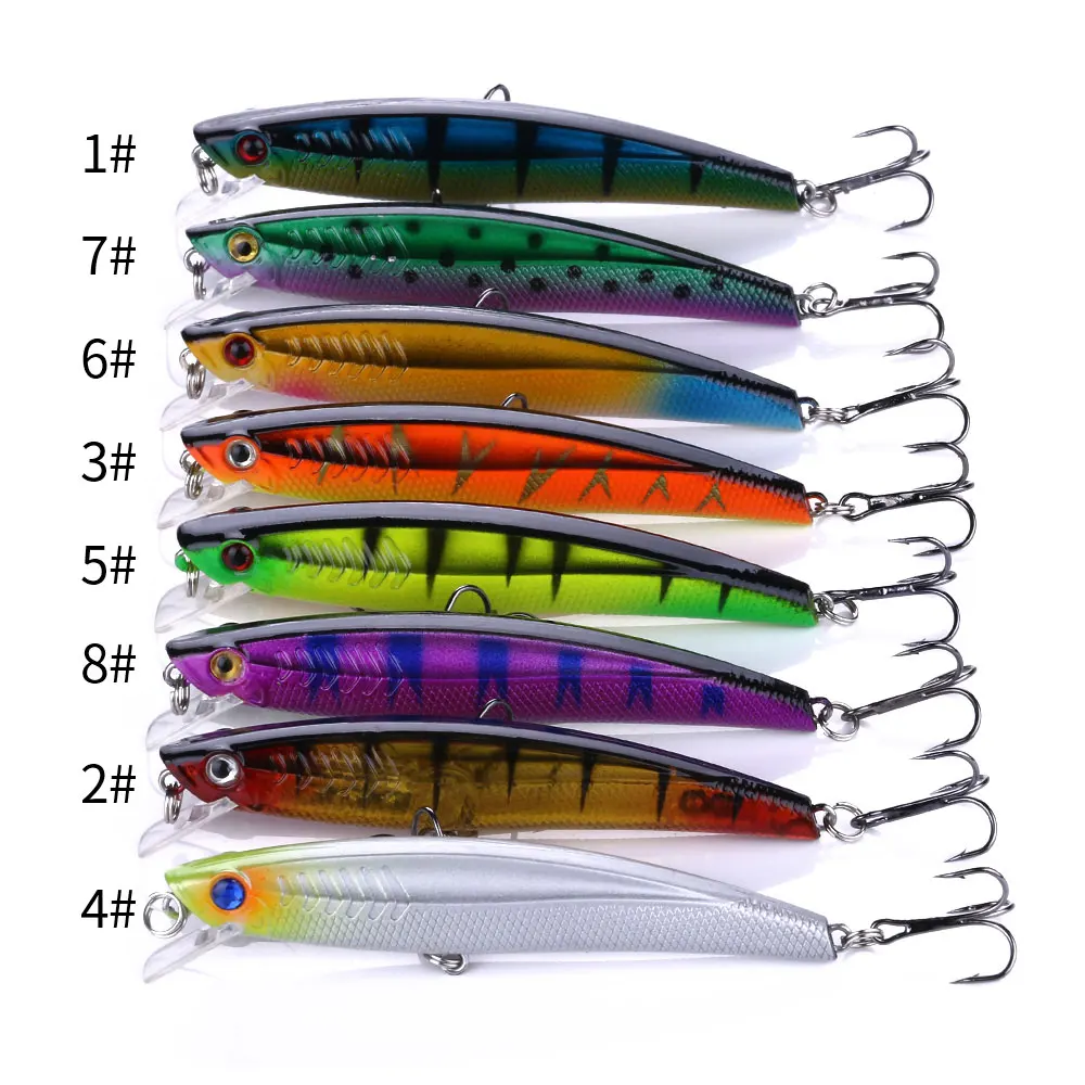 Señuelos Minnow Wobbler – Buceo profundo para lubina y lucio - imagen 5