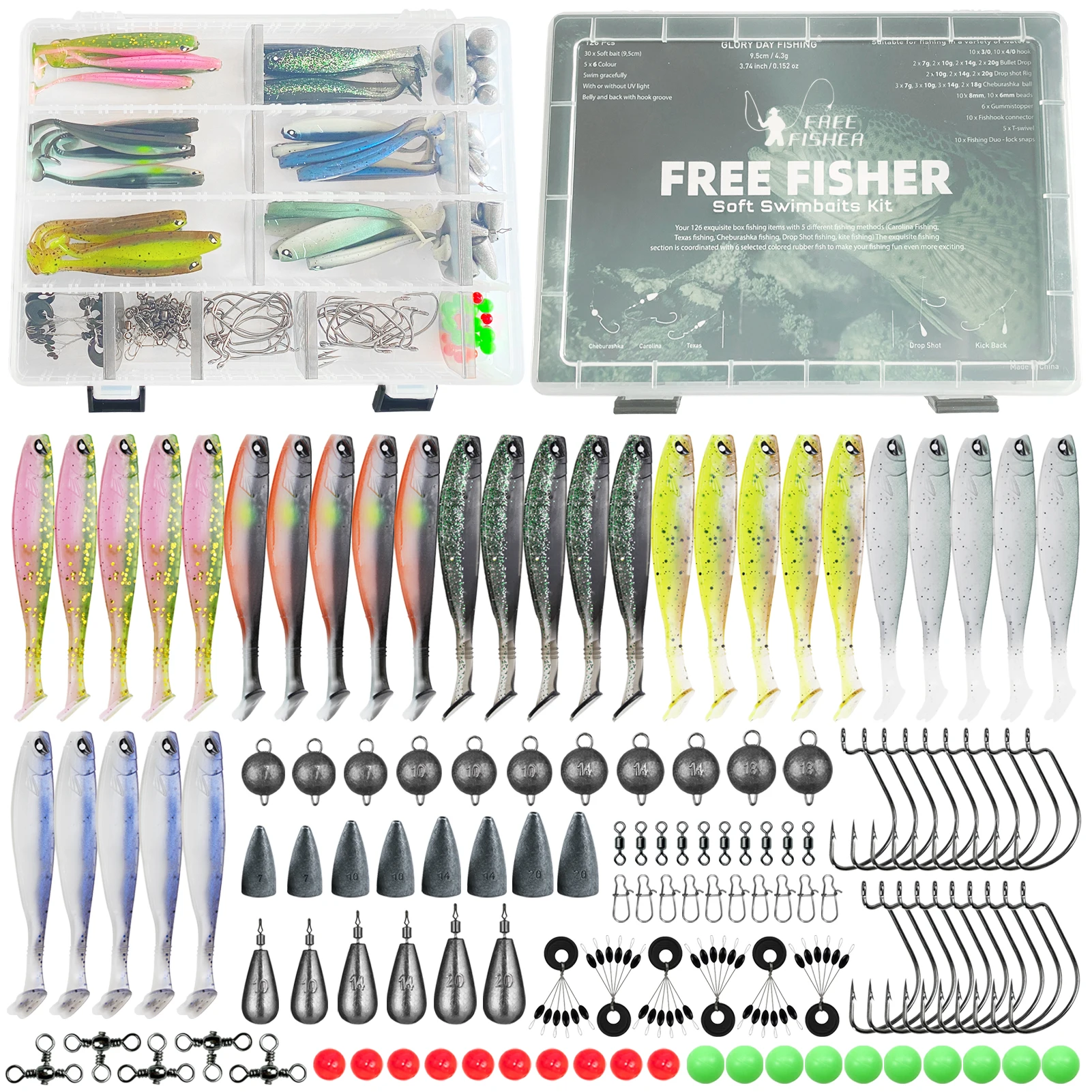 Cebos tipo swimbait y detalles de montaje