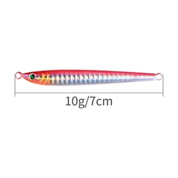 Jig de metal jigging lento para pesca en mar costa litoral