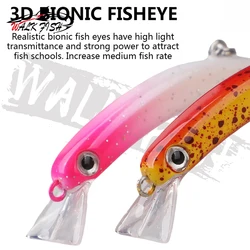 WALK FISH Señuelo minnow de hundimiento con anzuelo afilado