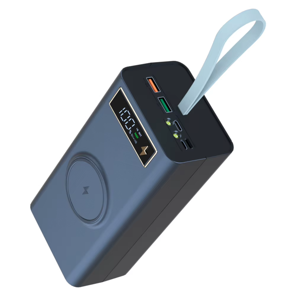 Caja porta baterías 18650 T21 con doble USB y linterna - imagen 5