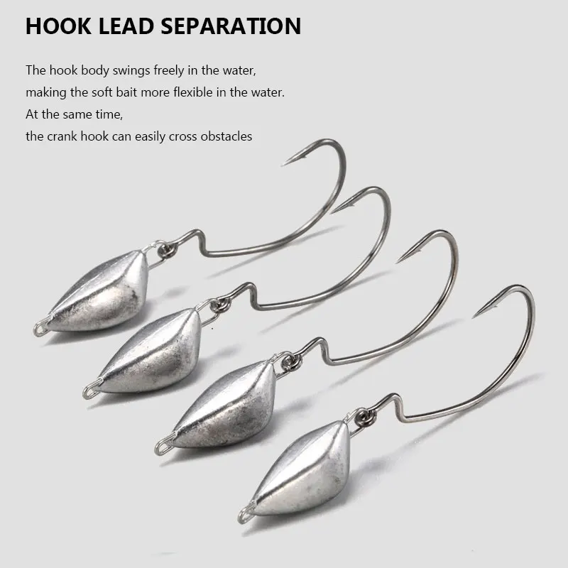 Jig Head para pesca profunda con plomos giratorios tipo bala - imagen 2