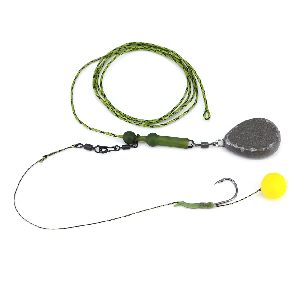 Anzuelos para carpa con tope y montaje preensamblado de boilies - imagen 4