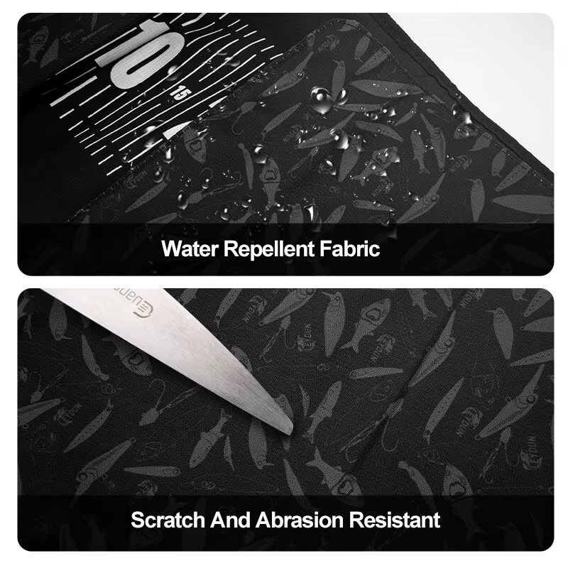 LEYDUN Alfombrilla medidora de peces con regla y base acolchada