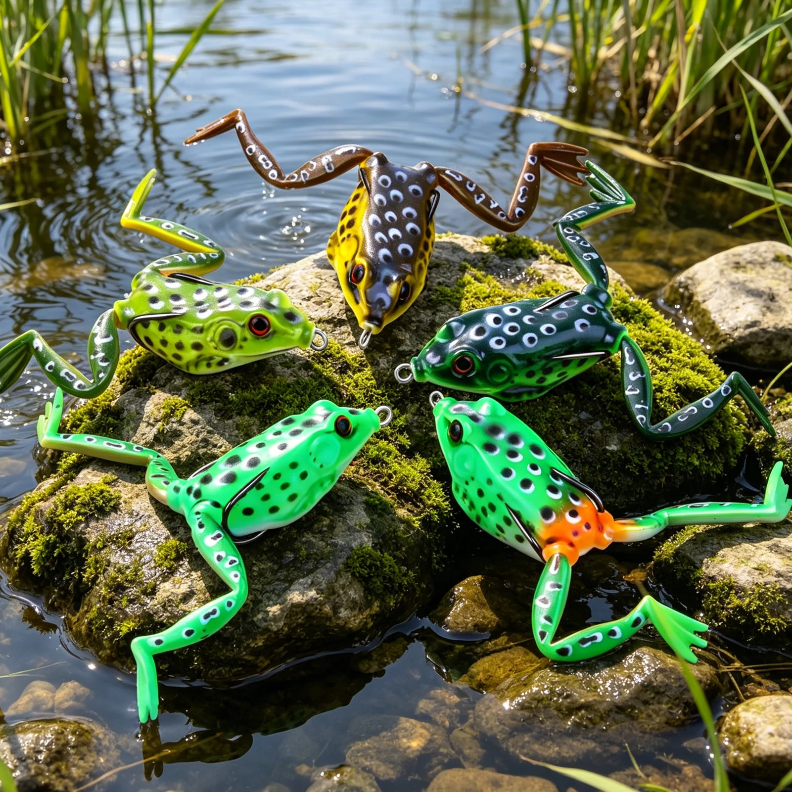 FREE FISHER Señuelo de rana de superficie – cebo blando - imagen 5