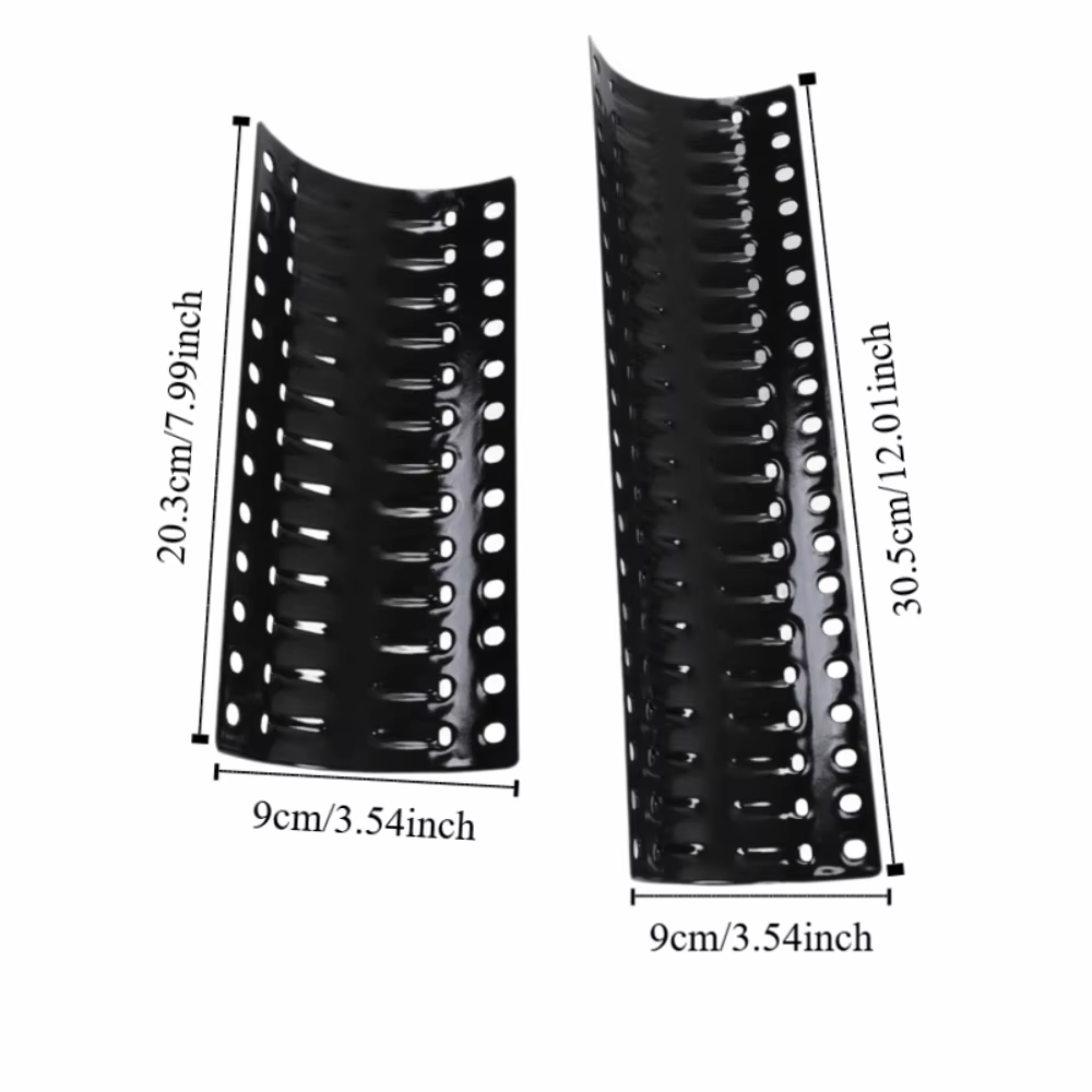 Placas de Calor Universales para Parrilla – Revestimiento Porcelana Negro - imagen 5