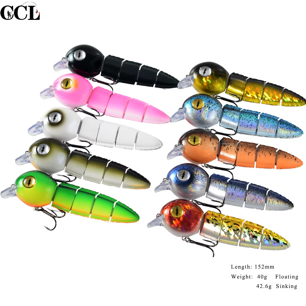CCLTBA Swimbait articulado para lubina, lucio y musky - imagen 4