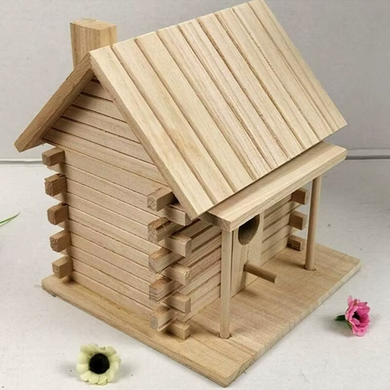 Caja nido madera colgante bricolaje para loros cacatúas golondrinas - imagen 5