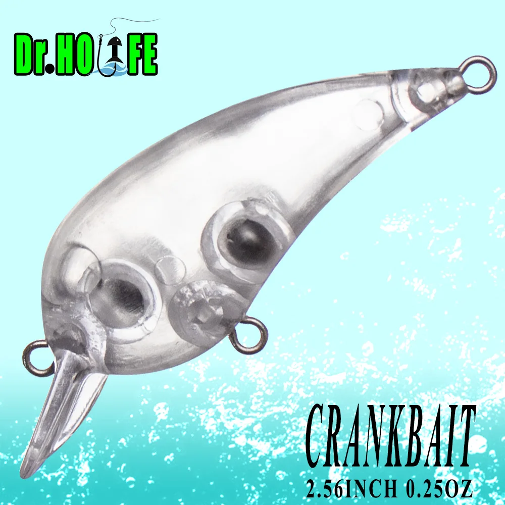 Señuelos Crankbait flotantes sin pintar Dr.Holife para pesca - imagen 2