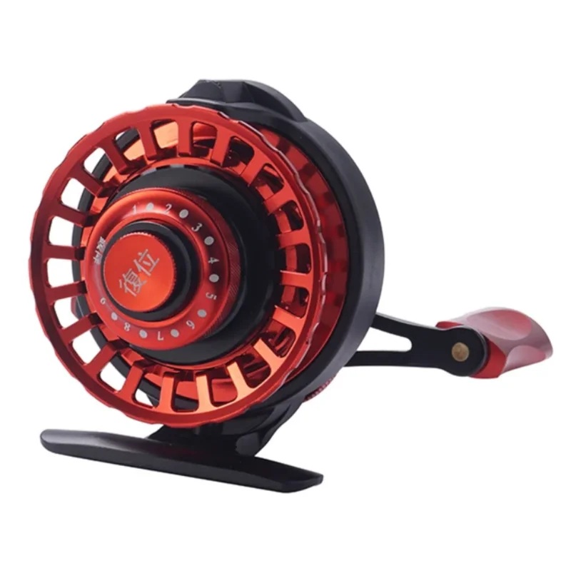 Carrete Lizard para pesca en hielo: freno magnético y maneta metálica - imagen 5