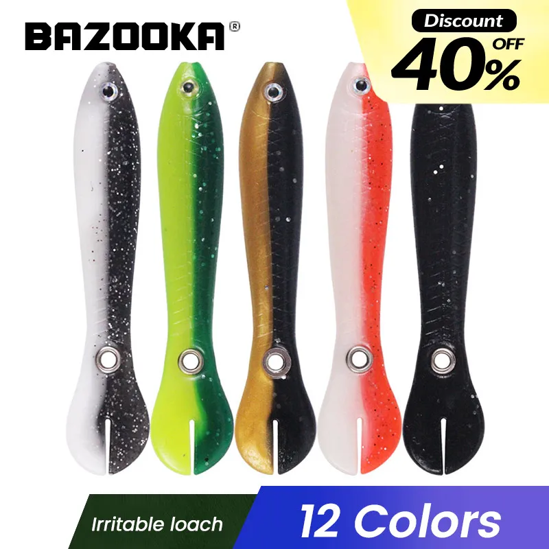Bazooka Señuelo de Silicona – Jighead Cola Oscilante para Lubina - imagen 3
