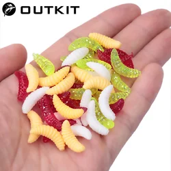 OUTKIT Vinilos Pan Rojo – Gusanos blandos para pesca