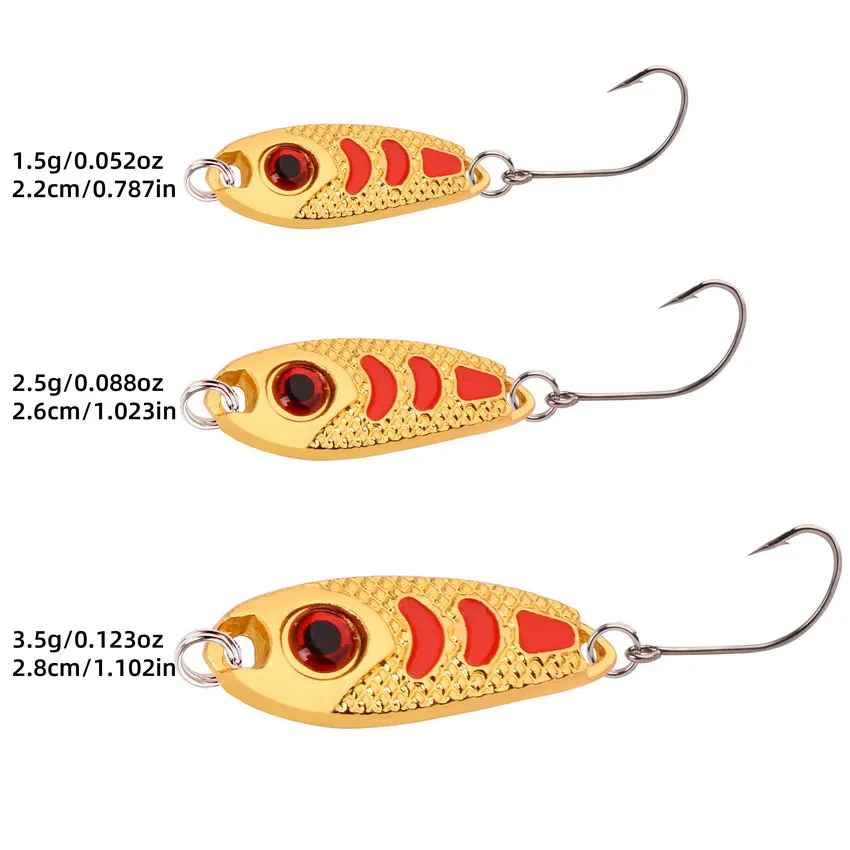 Detalle de los señuelos minnow y jig