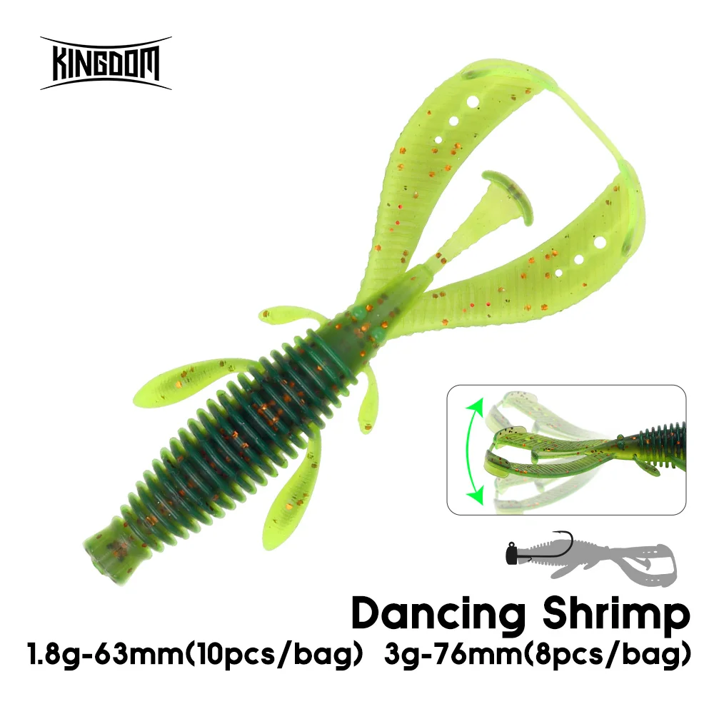 Kingdom Swimbait Flotante – Cebo TPE 63-76mm 1,8g-3g - imagen 4